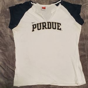 Womens Med Nike Purdue tshirt
